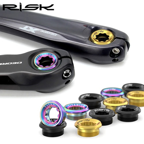 Crank Arm Fixing Bolt RISK Titanium M20 x 8mm