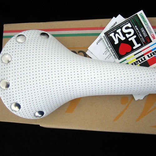 Saddle SAN MARCO Acciaio White