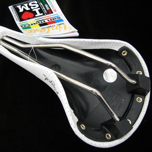 Saddle SAN MARCO Acciaio White