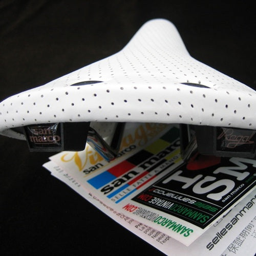 Saddle SAN MARCO Acciaio White